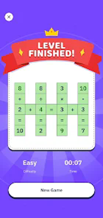 Playmath: Numbers logic puzzle Image