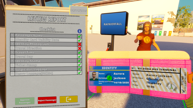 Bus Terminal Simulator screenshot
