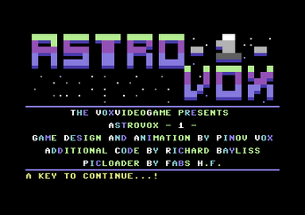 Astro Vox 1 - 2 ep. - C64 game Image