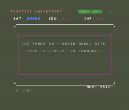 Sad Droid (C64) Commodore 64 Image