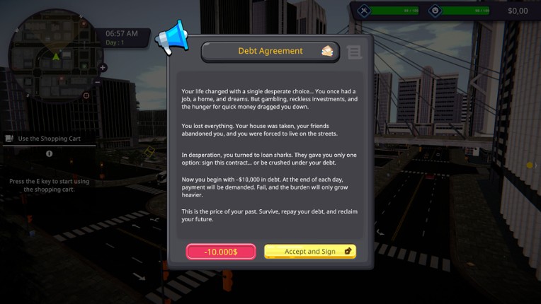 Homeless Life Simulator screenshot