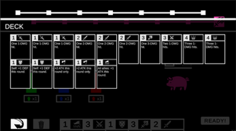Nameless Solo Card Game Image