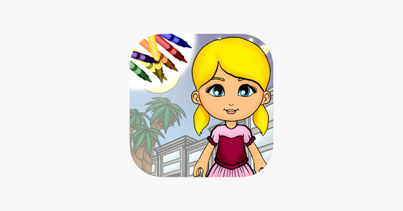 Paper Doll Coloring Book! Image