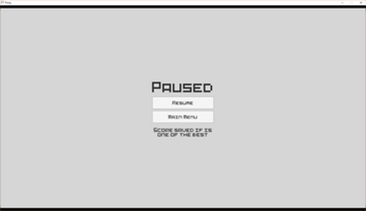 Pong screenshot
