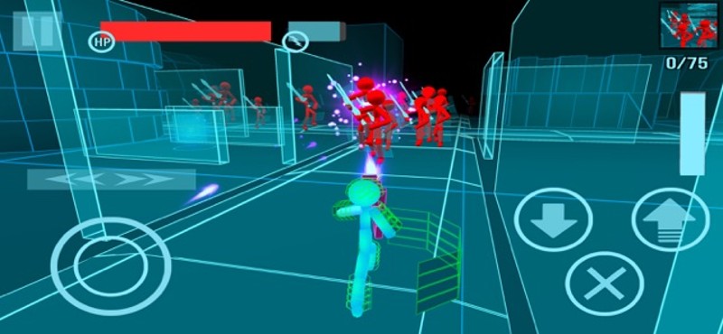 Stickman Neon Gun Warriors screenshot