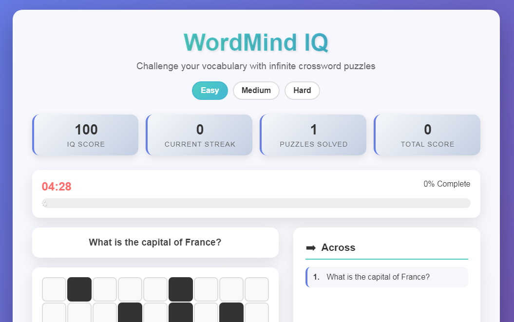 Games like WordMind IQ