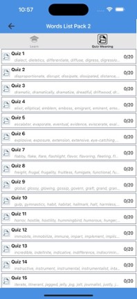 6000 TOEFL Vocabulary screenshot