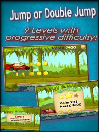 Amazing Car Jungle Run screenshot