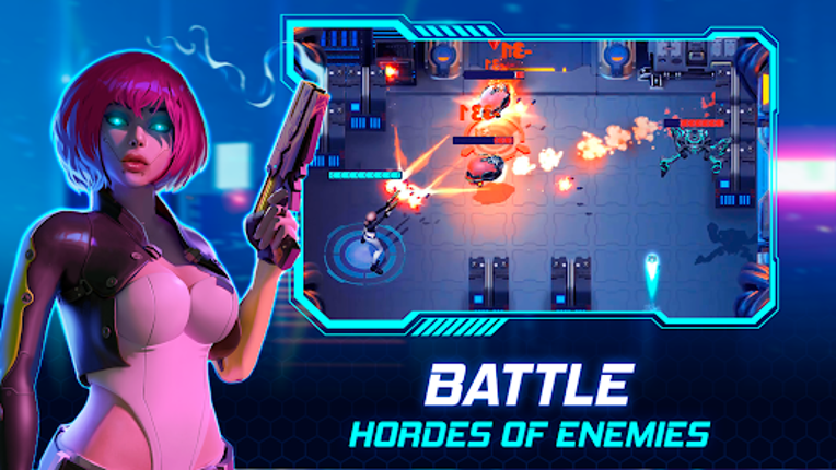 Cyberpunk Hero: Epic Roguelike screenshot