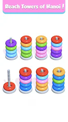 Hoop Stack - Color Puzzle Game screenshot