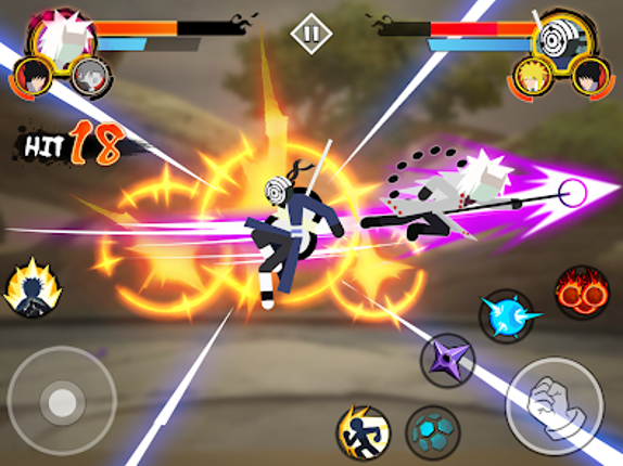 Stickman Ninja 3v3 Battle Image