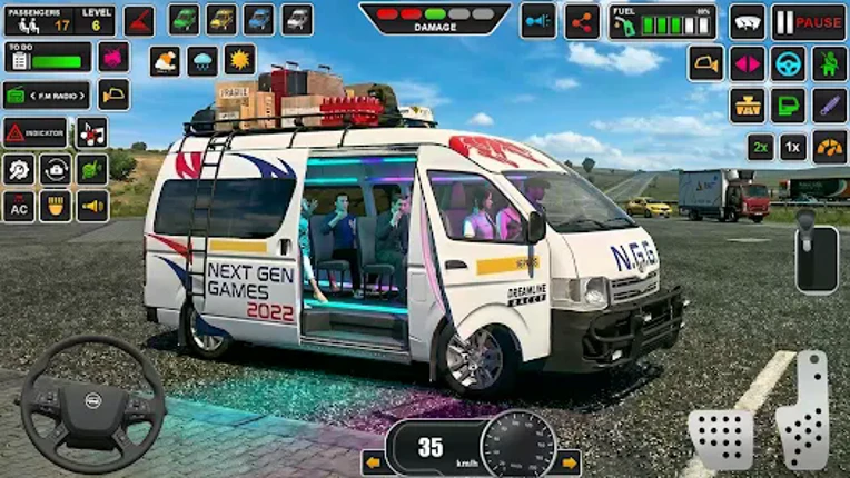 City Van Driving Simulator 3D screenshot