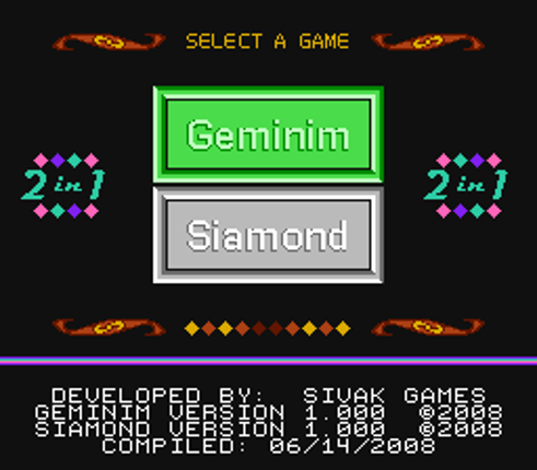 2-in-1 Geminim/Siamond screenshot