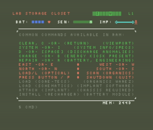 Sad Droid (C64) Commodore 64 screenshot