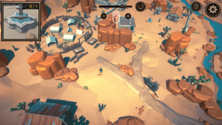 Hidden Western Frontier Top-Down 3D screenshot