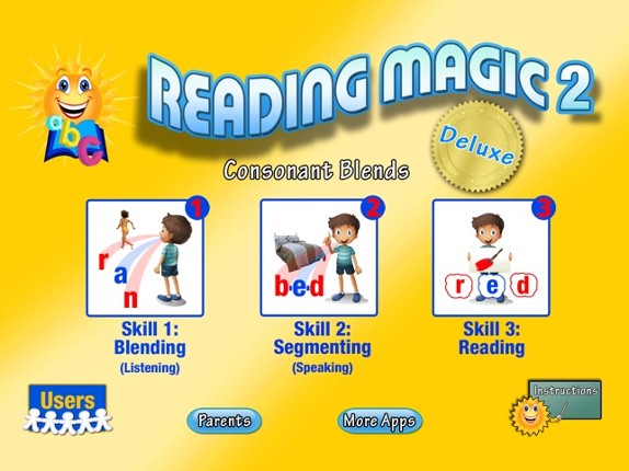 READING MAGIC 2-Learning to Read Consonant Blends Through Advanced Phonics Games screenshot
