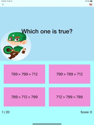 Third Grade Math Quiz Image