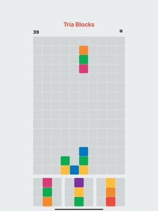 Tria Blocks screenshot