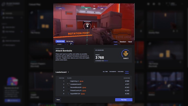 3D Aim Trainer screenshot