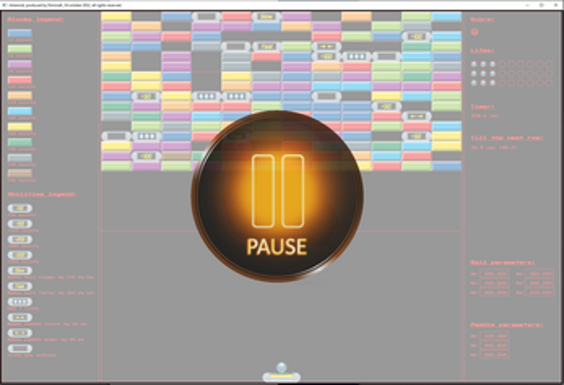 Arkanoid 2D screenshot