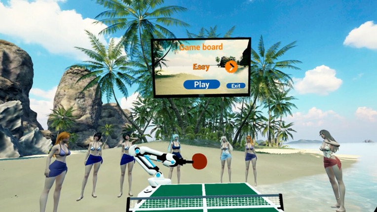 Beach Ping Pong Babes VR screenshot