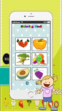 Fresh Fruits art pad : Learn to painting and drawing coloring pages printable for kids free screenshot