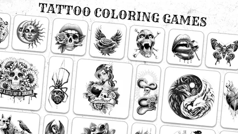 Tattoo Coloring games Image