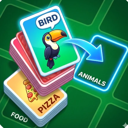 Solitaire Sort: Picture Word Image