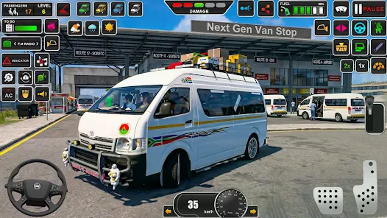 City Van Driving Simulator 3D screenshot