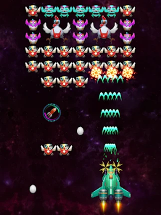 Galaxy Attack: Chicken Shooter screenshot
