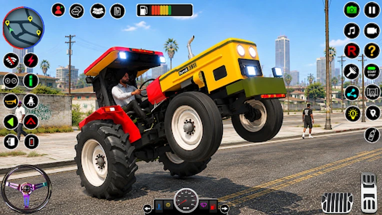 Indian Tractor Games Farming Image
