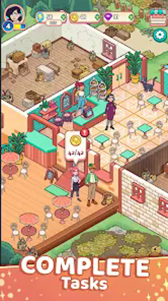 Starbrew Cafe: Mystical Merge screenshot