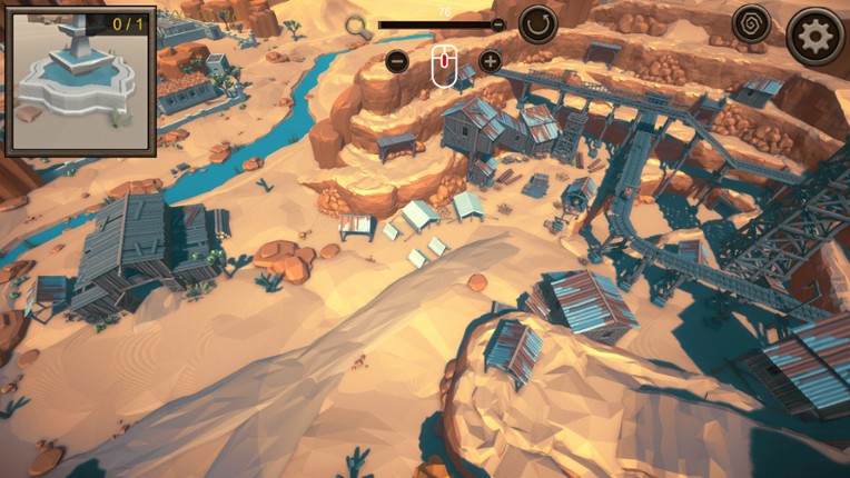 Hidden Western Frontier Top-Down 3D screenshot