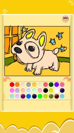 How to draw dog-Baby Simple Drawings Image