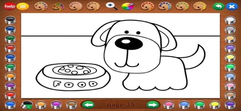 Kid's Stuff Coloring Book Image