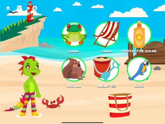 Play &amp; Learn Spanish - Beach Image