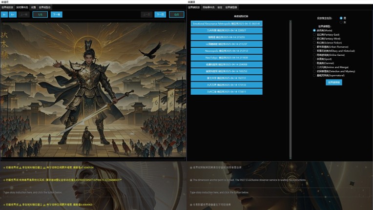 Project 2025 Text Based Story Board screenshot