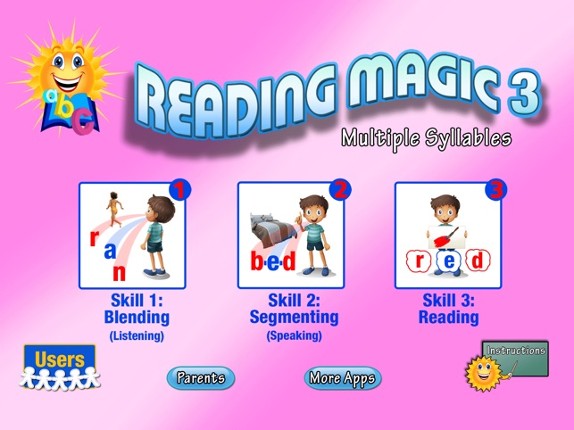 READING MAGIC 3-Learning to Read Consonant Blends Through Advanced Phonics Games screenshot