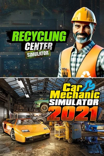 Games like Recycling Center Simulator & Car Mechanic Simulator 2021