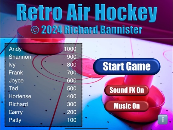Retro Air Hockey Image