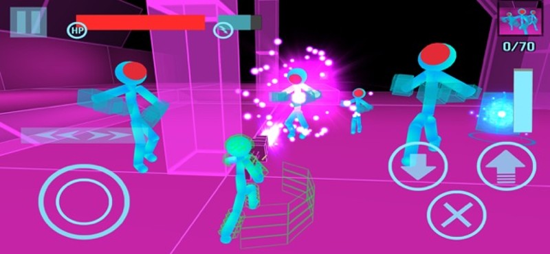 Stickman Neon Gun Warriors screenshot