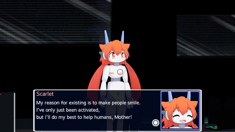 The Robot Girl Meets The Human! screenshot