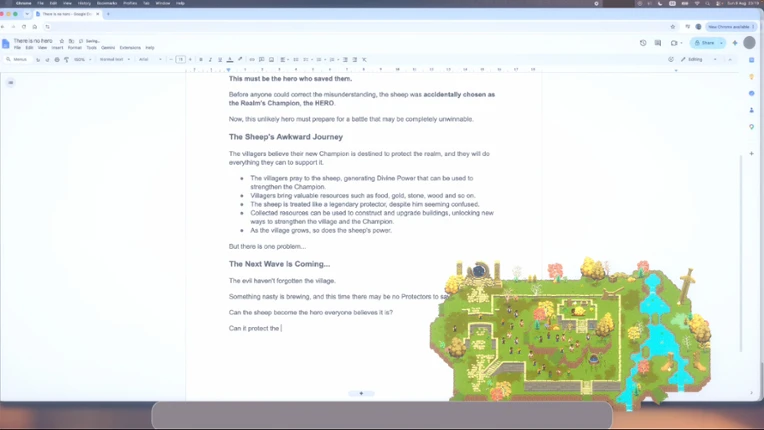 There is no HERO: Desktop Quest screenshot