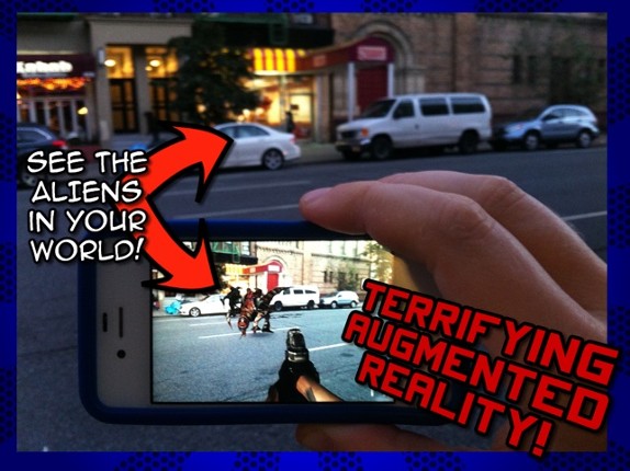 Aliens Everywhere! Augmented Reality Invaders from Space! FREE screenshot