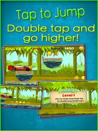 Amazing Car Jungle Run screenshot