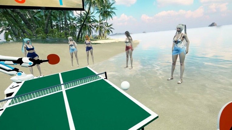 Beach Ping Pong Babes VR screenshot