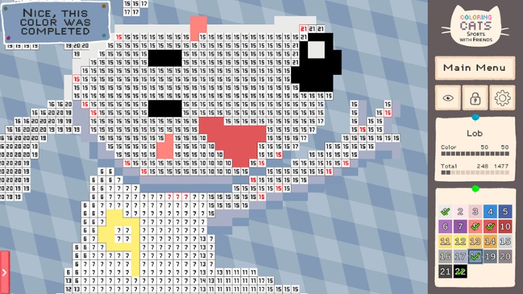 Coloring Cats: Sports With Friends screenshot