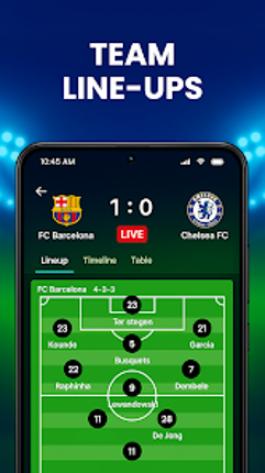 Live Football Scores & Results screenshot