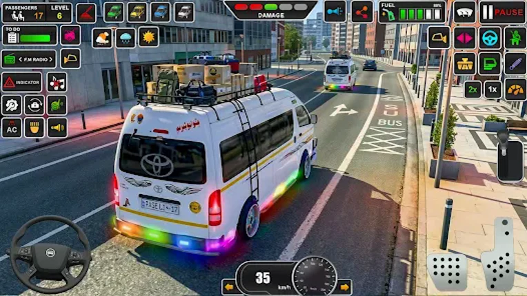 City Van Driving Simulator 3D screenshot