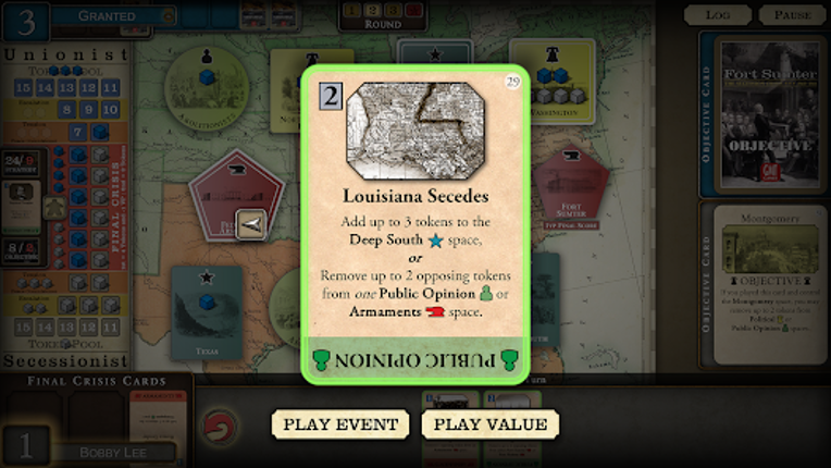 Fort Sumter: The Secession Cri screenshot